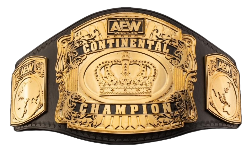 AEW Continental Championship title belt