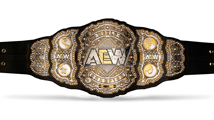 AEW World Championship title belt