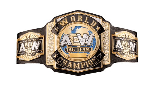 AEW World Tag Team Championship title belt