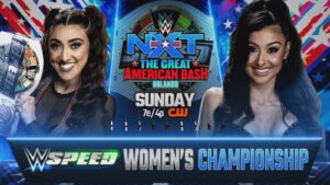 Arianna Grace Earns WWE Women’s Speed Title Shot Against Wren Sinclair at NXT Great American Bash