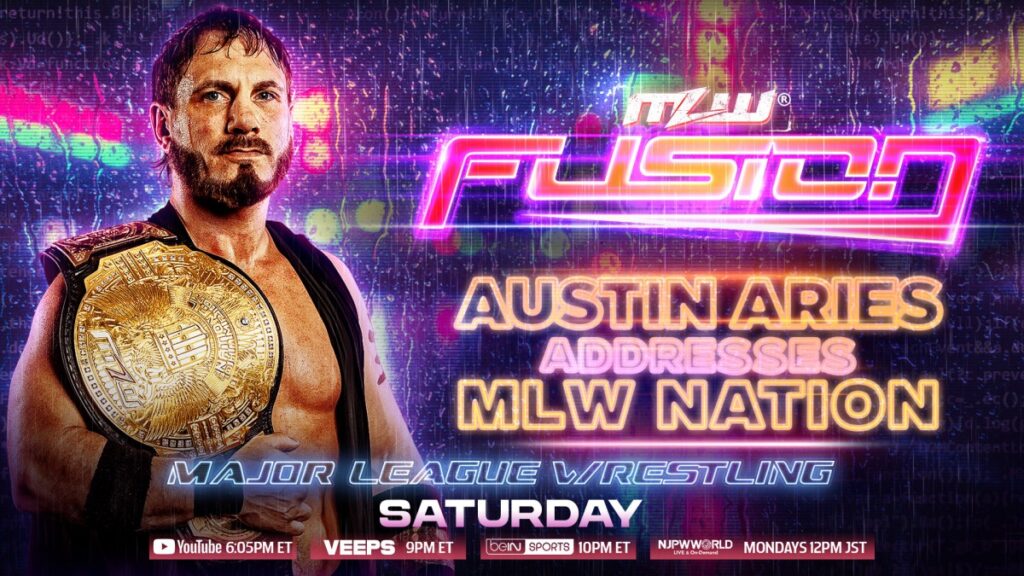 Austin Aries Returns to MLW FUSION as New National Openweight Champion This Saturday