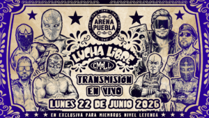CMLL Lunes Clásico (6/22/2026): Sky Team Battles House of Torture, Tag Title Eliminators on Arena Puebla Card