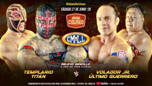 CMLL Sábado De Coliseo (6/27/2026) Results: Templario & Titán Square Off Against Volador Jr. & Último Guerrero at Arena Coliseo