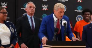 Cody Rhodes, Charlotte Flair, Rey Mysterio, and Austin Theory Join Triple H at Presidential Fitness Test Restoration Event