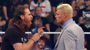 Cody Rhodes Takes Shot at Sami Zayn’s Kevin Owens Friendship During SmackDown Face-Off Ahead of Night of Champions Triple Threat