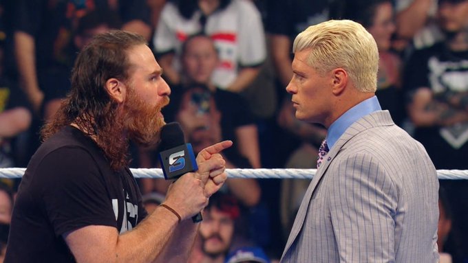 Cody Rhodes Takes Shot at Sami Zayn’s Kevin Owens Friendship During SmackDown Face-Off Ahead of Night of Champions Triple Threat