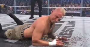 Darby Allin Lands in Thumbtacks During Wild 12-Man Cage Match at AEW Forbidden Door 2026