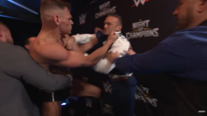 GUNTHER Confronts Nick Aldis in Physical Altercation After Night of Champions Triple Threat Loss