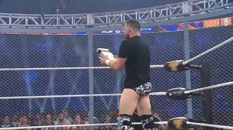 Kyle O’Reilly Busts Out a Nintendo NES as a Weapon in Forbidden Door Cage Match