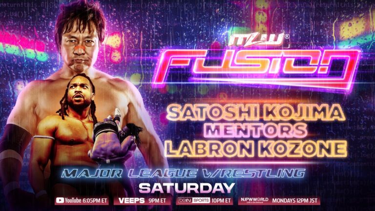 MLW Newcomer LaBron Kozone Steps Into the Ring With Lariat Legend Satoshi Kojima This Saturday on FUSION