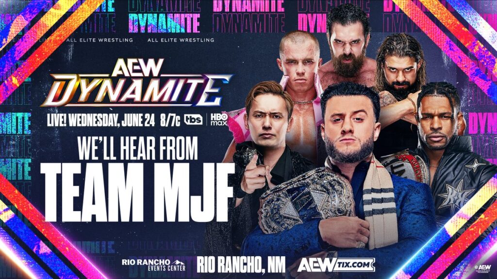 Team MJF and Team Briscoe Both Set to Address AEW Dynamite Audience on June 24