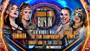 Thunder Rosa & CMLL’s Olympia to Challenge Divine Dominion for AEW Women’s Tag Titles at Forbidden Door Buy-In