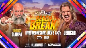 Tommaso Ciampa Issues Challenge to Chris Jericho, Match Set for AEW Dynamite Beach Break on July 8