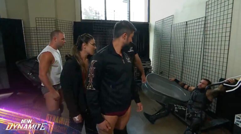 Will Ospreay Tumbles Into Bucket During Death Riders Segment on AEW Dynamite: ‘You Gotta Laugh’