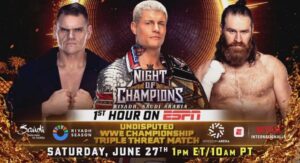 WWE Night of Champions Card Takes Shape: Rhodes vs. Zayn vs. Gunther Headlines Triple-Threat Title Clash