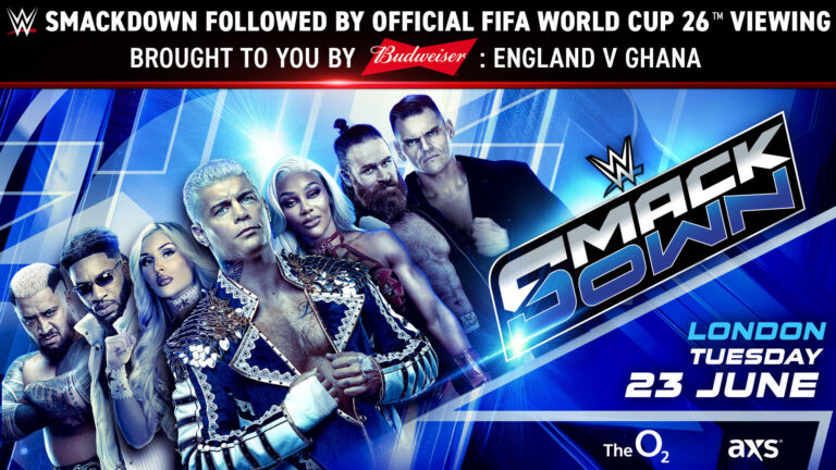 WWE to Screen England’s World Cup Match for Fans Following London SmackDown Taping