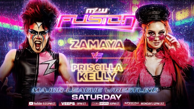 ZAMAYA vs. Priscilla Kelly Set for MLW FUSION This Saturday