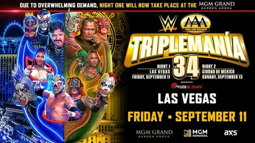 AAA Moves Triplemanía Las Vegas Night To MGM Grand Garden Arena