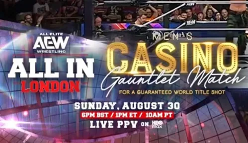 AEW Sets Casino Gauntlet Match for All In 2026