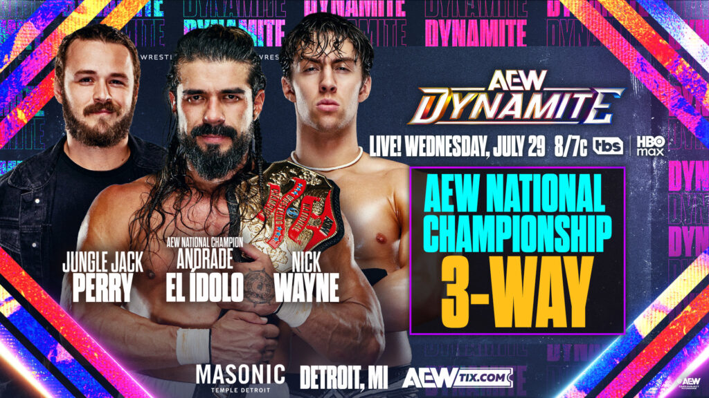 Andrade Defends AEW National Title In Three-Way On Dynamite