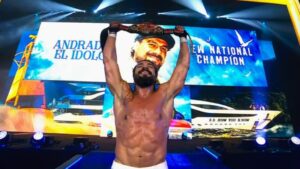 Andrade El Idolo Wins AEW National Title At Redemption