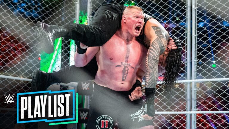 Brock Lesnar Unleashed Inside Steel Cages: WWE Playlist