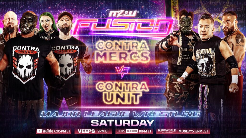 CONTRA MERCS — Krugger, The Good Brothers & Shotzi — Face CONTRA Unit at MLW Fusion on July 11