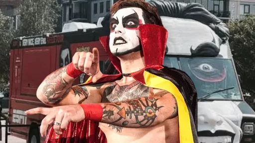 Danhausen Hands Out Themed Ice Cream Ahead Of SummerSlam