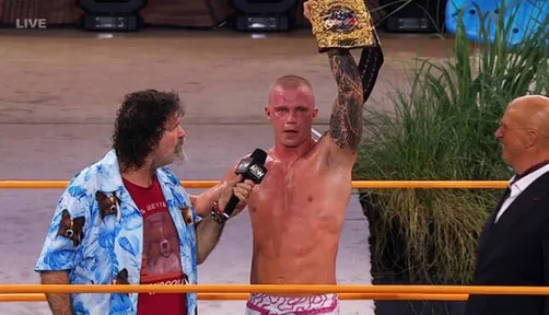 Kyle Fletcher Wins AEW International Title From Konosuke Takeshita at Beach Break