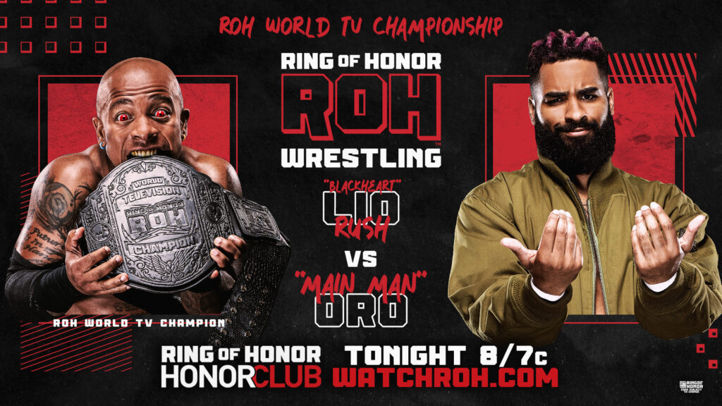 Lio Rush Retains ROH TV Title, Billie Starkz Wins on ROH TV