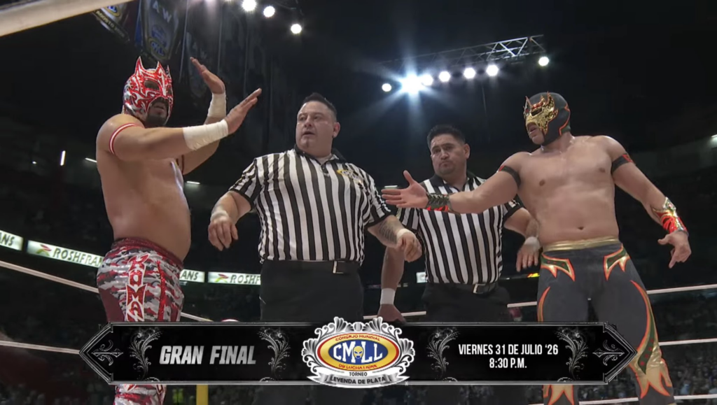 Máscara Dorada, Komander Set For CMLL Leyenda De Plata Final