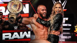 Maxxine Dupri kisses Austin Theory after helping The Vision recapture Tag Team gold: Raw highlights