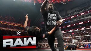 Oba Femi ATTACKS the police in front of Brock Lesnar en route to Hell in a Cell: Raw highlights