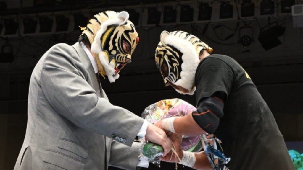 Original Tiger Mask Sayama Speaks On Health, Retirement Ceremony Appearance