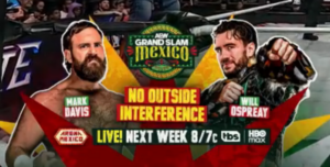 Ospreay-Davis No-Interference Match Set For AEW Grand Slam Mexico