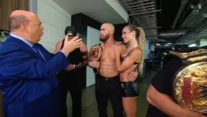 Paul Heyman Walks Away from The Vision on WWE RAW