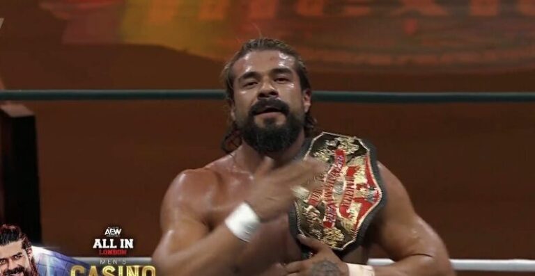 Andrade El Idolo Earns #1 Spot In AEW All In Gauntlet