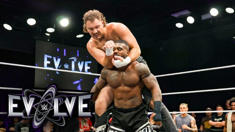 Brooks Jensen vs. Elijah Holyfield | Lumberjack Match: Evolve highlights, Aug. 26, 2026