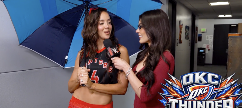 Chelsea Green, Cathy Kelley Star In Raptors Schedule Reveal