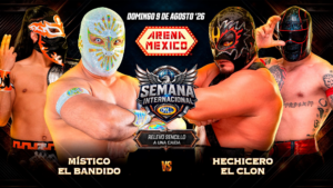CMLL’s Domingo Familiar Card Featured Místico, Bandido, Hechicero