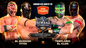 CMLL’s Sábado De Coliseo Card Features Bandido & Titán Vs. Templario & El Clon