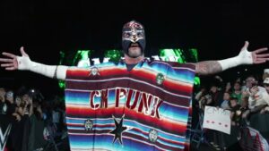 CM Punk makes an ELECTRFYING Lucha entrance: WWE Worlds Collide, Sept. 26, 2026