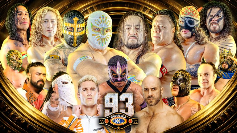 CMLL Anniversary Show Features Apuestas Match, Hechicero-ZSJ-Claudio Bout