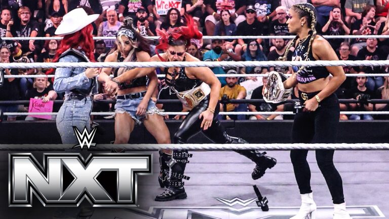 FULL SEGMENT: La Catalina and Thea Hail brawl with Kelani Jordan and Zaria: NXT, Sept. 15, 2026