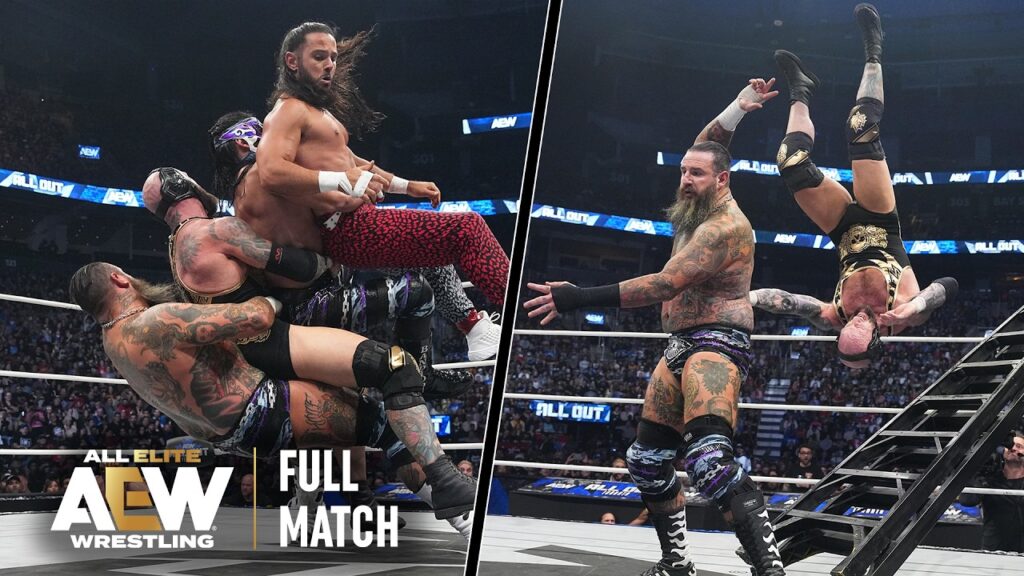 LADDER MATCH: Brodido vs Young Bucks vs JetSpeed vs Josh Alexander & Hechicero | AEW All Out 2025