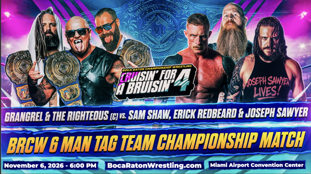 Lumis, Sawyer And Redbeard Set For BRCW Six-Man Title Match
