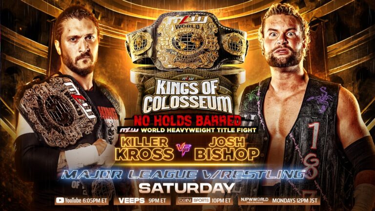MLW Kings of Colosseum Preview: Kross Defends Title vs. Bishop in No-DQ Fight