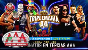 Psycho Circus vs. Perros del Mal for the Trios Title at Triplemanía: Lucha Libre AAA highlights