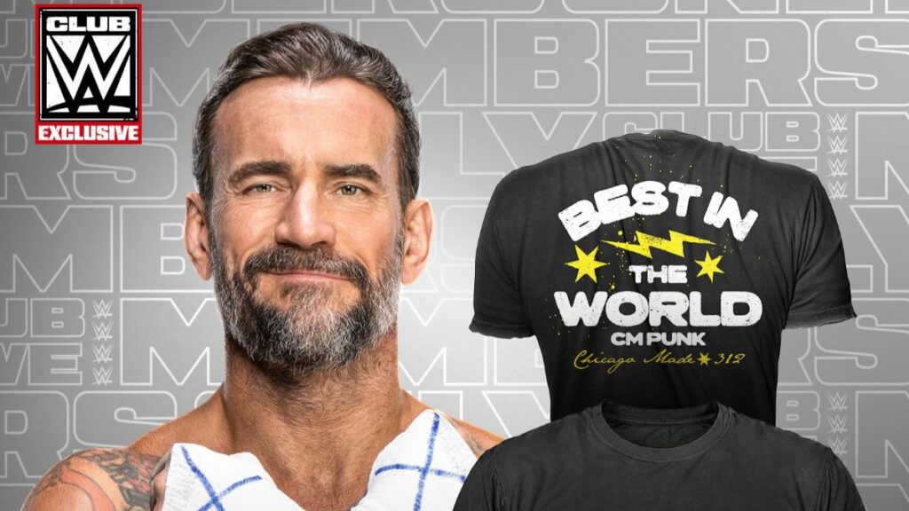 WWE Adds CM Punk Merch Drop To Club WWE Perks