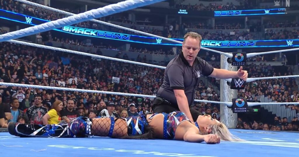 Giulia’s SmackDown Loss To Blake Monroe Ends Under Strange Circumstances